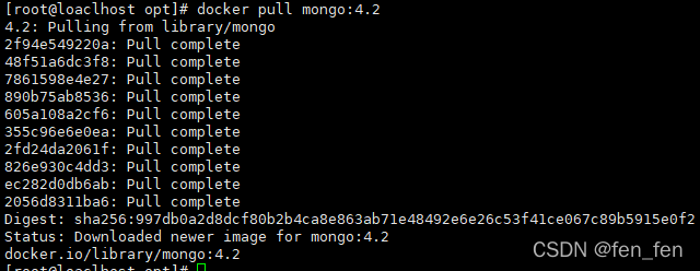 Docker下安装Mongo4.2及客户端工具连接Mongo