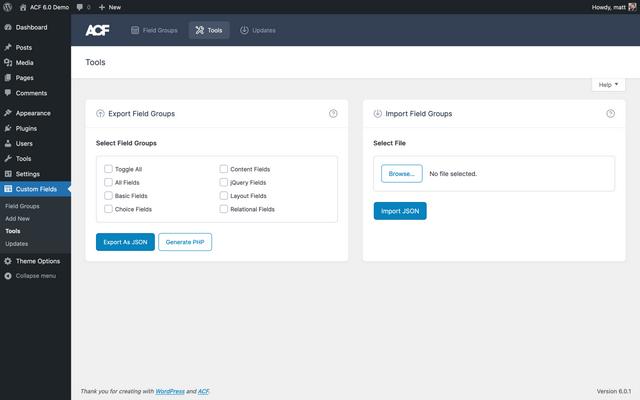 WordPress插件 ACF 6.0 发布 – 全新的 UI、块改进、重复分页等