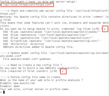 Apache（httpd）+awstats 搭建 （配置安装）