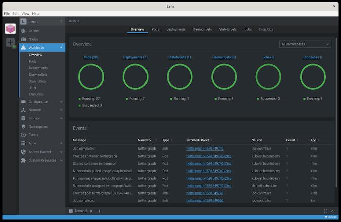 使用Lens管理Kubernetes集群