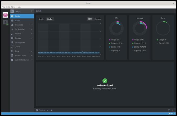 使用Lens管理Kubernetes集群