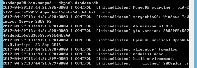 MongoDB 安装 增删改查