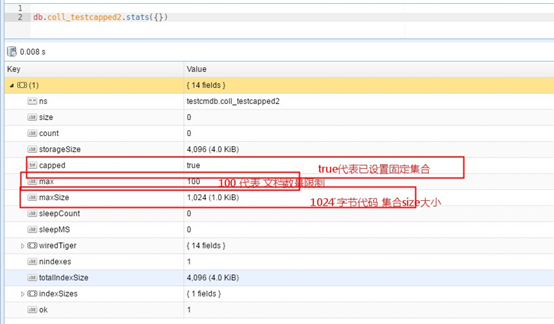 MongoDB中固定集合capped collection的示例分析