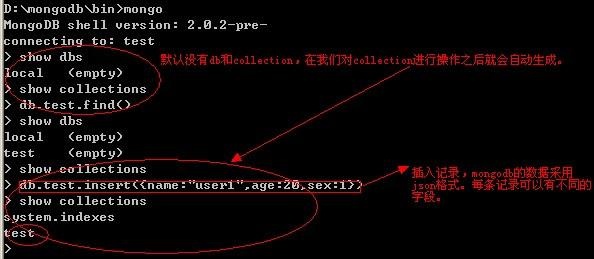 NoSQL数据库学习之MongoDB(一)初体验