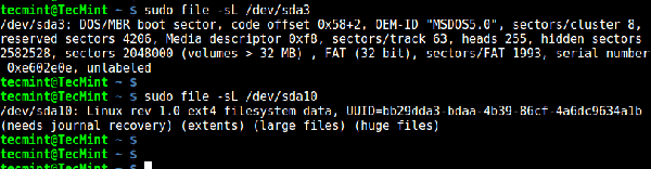 Linux中怎么判断文件系统类型