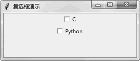 Python基础教程:Tkinter Checkbutton复选框的用法