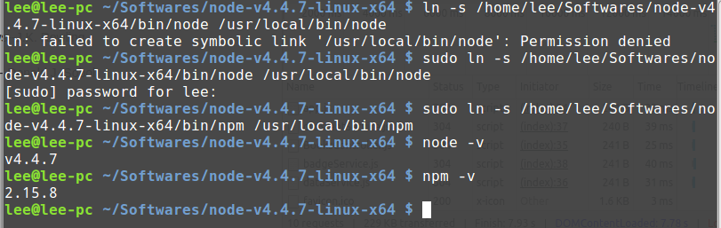 node js npm