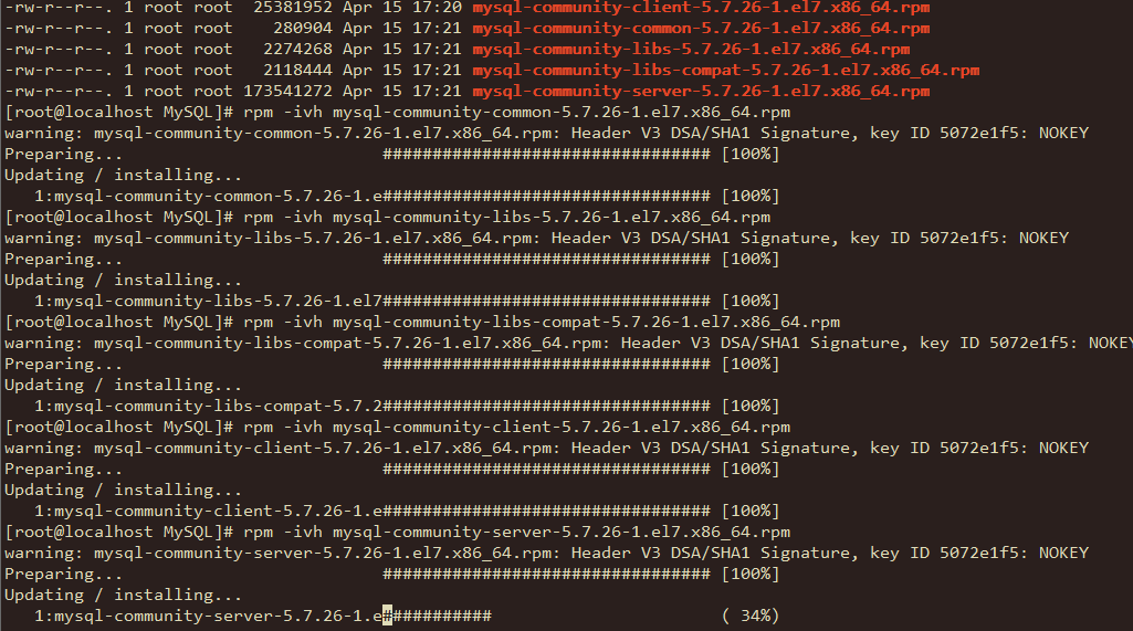 CentOS7.x卸载与安装MySQL5.7的方法