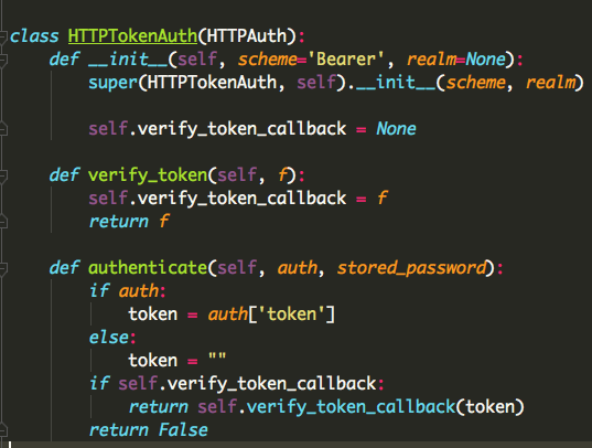 Flask实现HTTP令牌token认证的方法