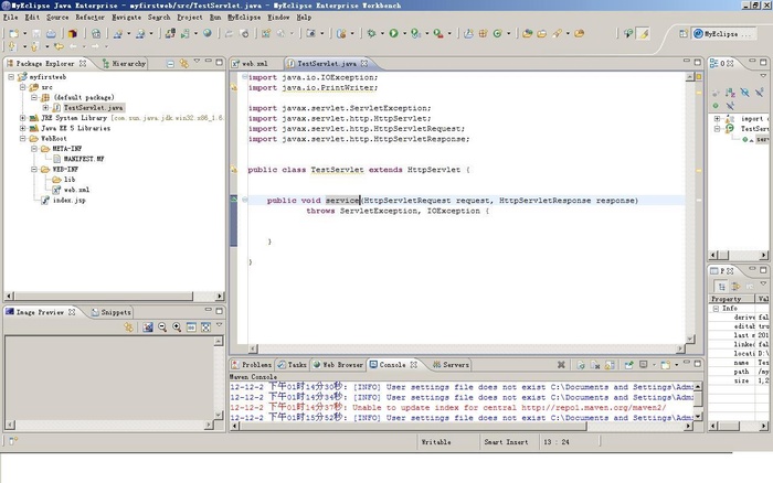 在MyEclipse下创建Java Web项目 入门（图文并茂）经典教程