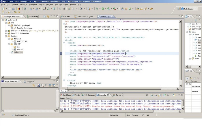 在MyEclipse下创建Java Web项目 入门（图文并茂）经典教程