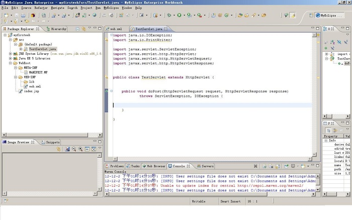 在MyEclipse下创建Java Web项目 入门（图文并茂）经典教程