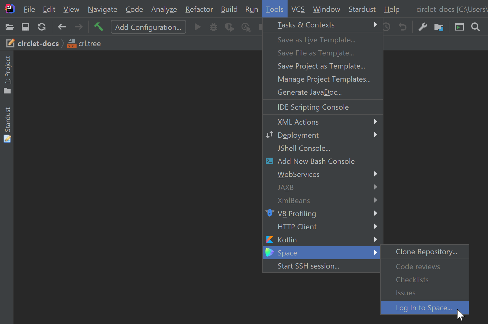 如何在基于 IntelliJ 的 IDE 中安装配置 Space 插件？