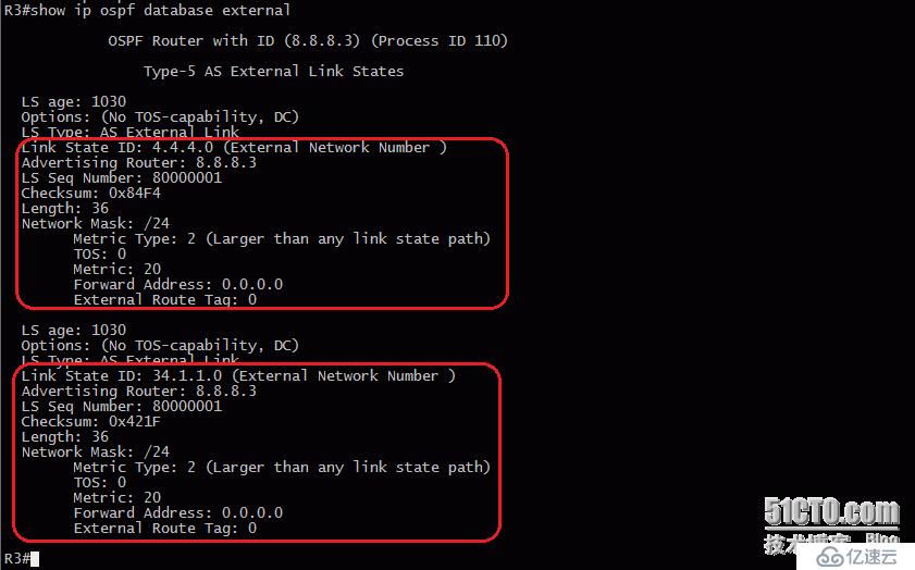 15、OSPF配置实验之LSA4、LSA5