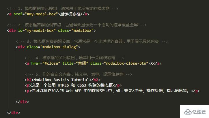 基于HTML5和CSS3实现模态框