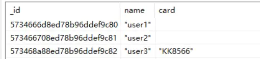 mongodb数据库基本操作