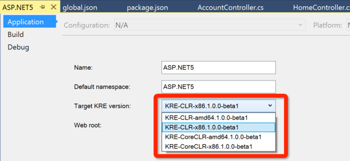 Visual Studio 2015 开发 ASP.NET 5 有何变化？