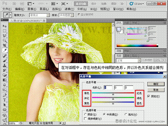 Photoshop初学者教程：解析色彩平衡原理,PS教程,思缘教程网