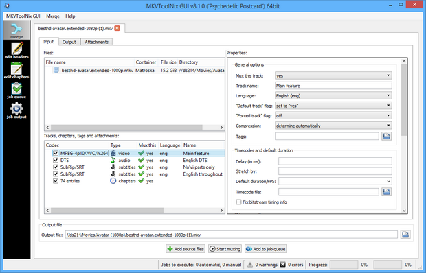 MKVToolNix 37.0.0 正式发布：增强的 MKV 格式处理工具