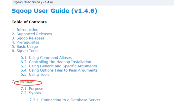 Sqoop-1.4.6工具import和export使用详解（官网）