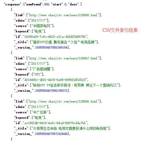 Solr6.6.0 用 SimplePostTool索引文件的启示