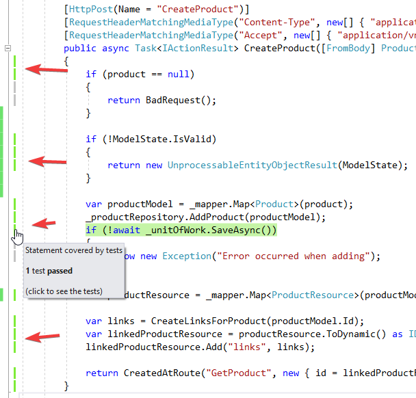 测试 ASP.NET Core API Controller