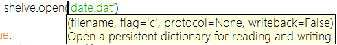 Python标准库概览：shelve模块的使用