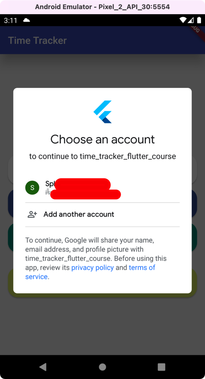 Flutter Android, iOS login with Google, Facebook account using Firebase