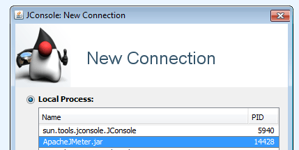 JConsole的-CONNECT