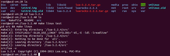 lua web环境在linux下搭建