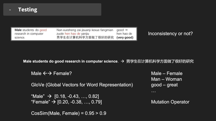 TransRepair：自动测试及修复神经网络翻译模型的不一致性问题