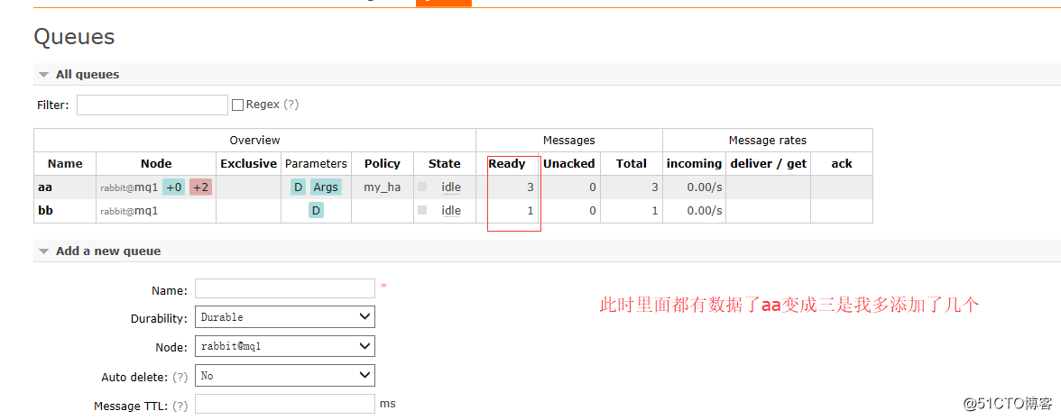 RabbitMQ集群配置