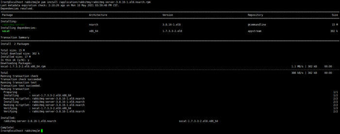 CentOS8安装RabbitMQ3.8.16