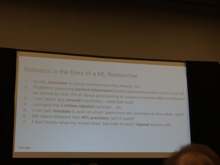 Google首席科学家Vincent Vanhoucke：机器人和深度学习正在发生一些“有趣的融合”| AAAI 2017