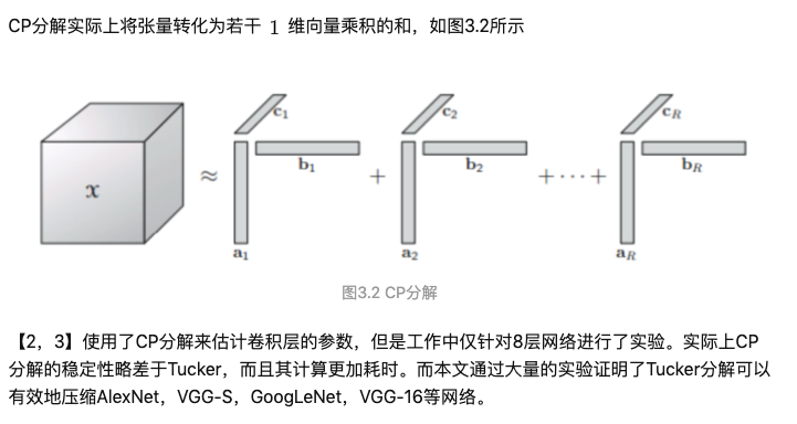 张量分解、低秩分解(tensor factorization、low-rank factorization)