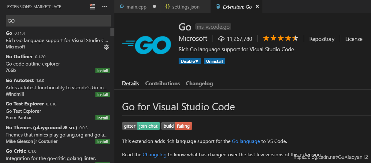 win10下配置VSCode+GO开发环境