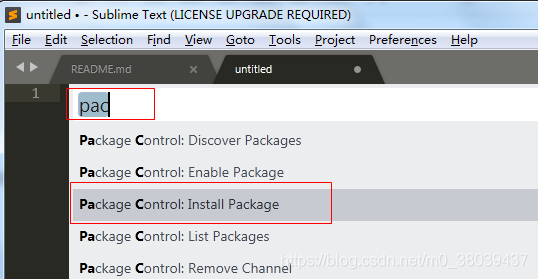 SublimeText3 安装Package Control（一）