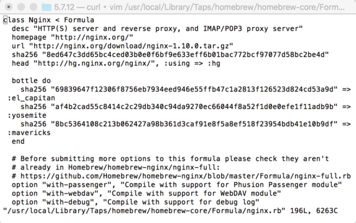 Mac 下 Nginx、PHP、MySQL 和 PHPfpm 的安装和配置